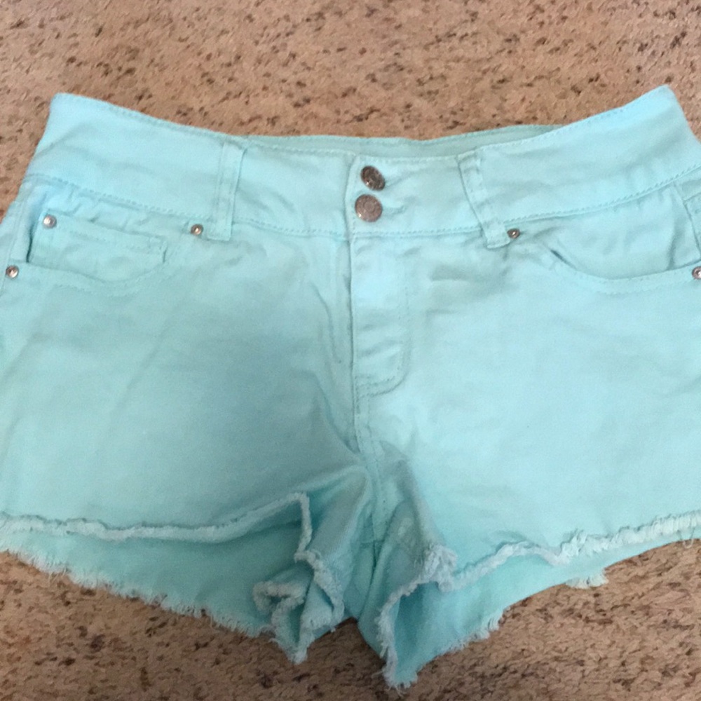 Charlotte Russe Blue Shorts